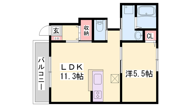 レガートIの間取り