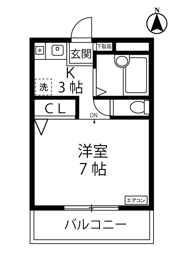 ホワイトエレガンス2の間取り