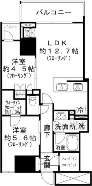 大宮スカイ&スクエア ザ・タワーの間取り