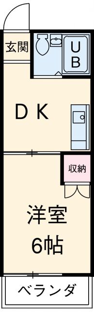 豊田市幸町のアパートの間取り