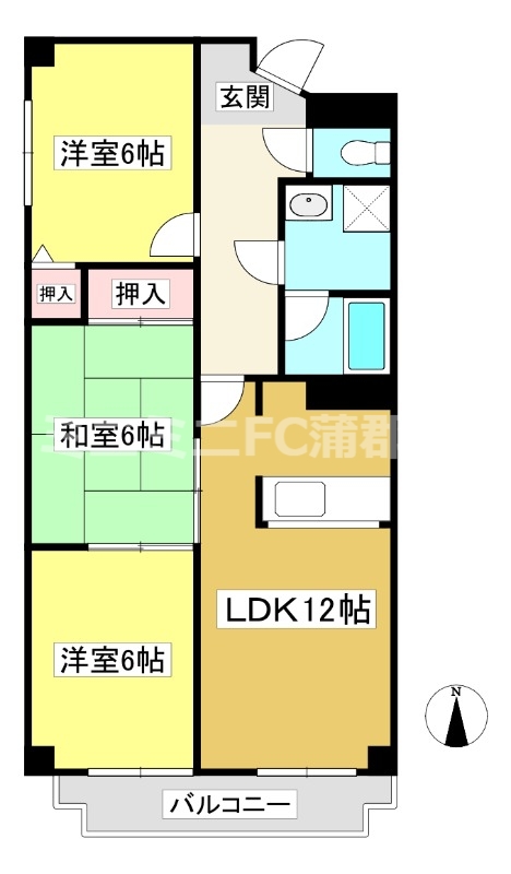 e-ホーム元町の間取り