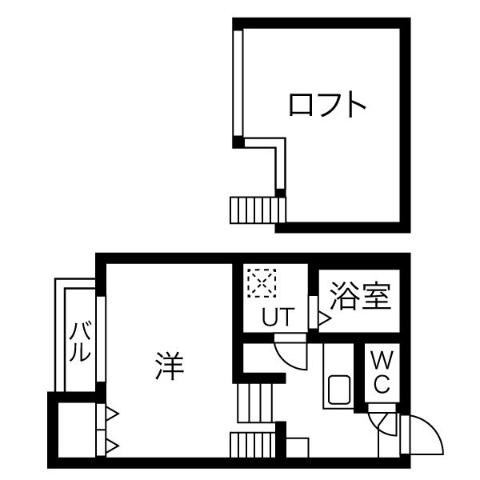 カーサ　ルーチェＷの間取り