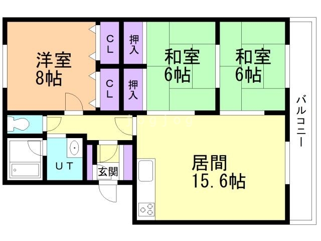 アビタシオンヤマダの間取り