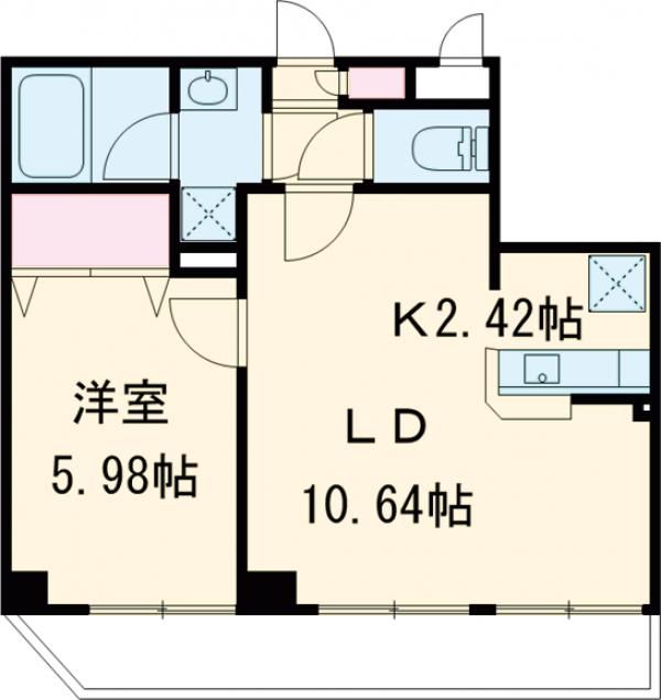 アルファコート下赤塚の間取り