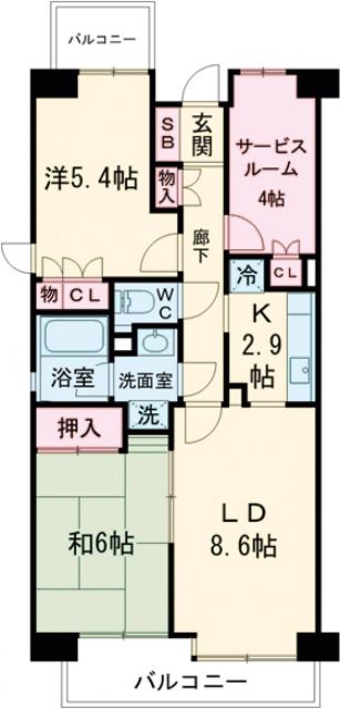 ステラメゾン武蔵小山の間取り