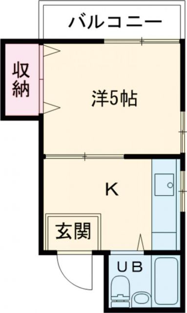 葛飾区四つ木のアパートの間取り