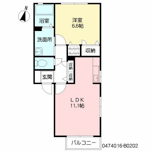 ライフステージ長嶺の間取り