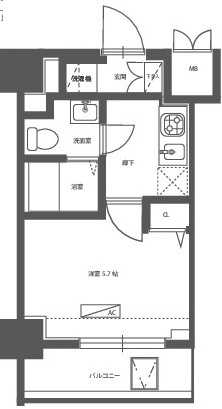 Etervo川崎大師の間取り