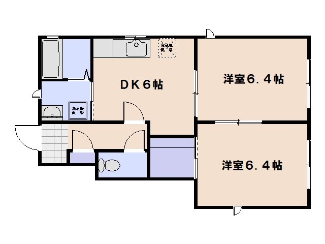 クレール（西風）IIの間取り