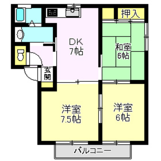 トワベールの間取り