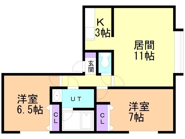 ドエル星置の間取り