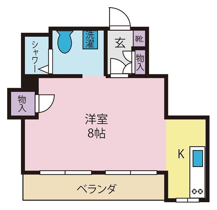 コーポ丸の内の間取り