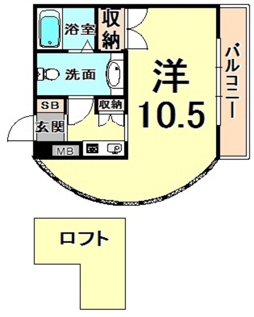 Ｏ・Ｊフィールドの間取り