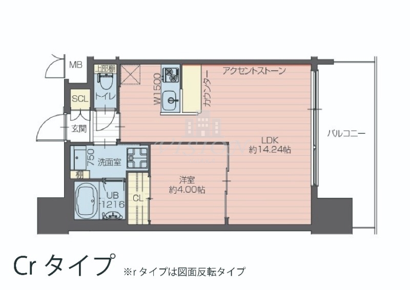 大阪市大正区泉尾のマンションの間取り