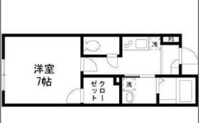 練馬区旭町のアパートの間取り