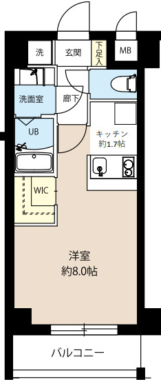 レオーネ王子飛鳥山の間取り