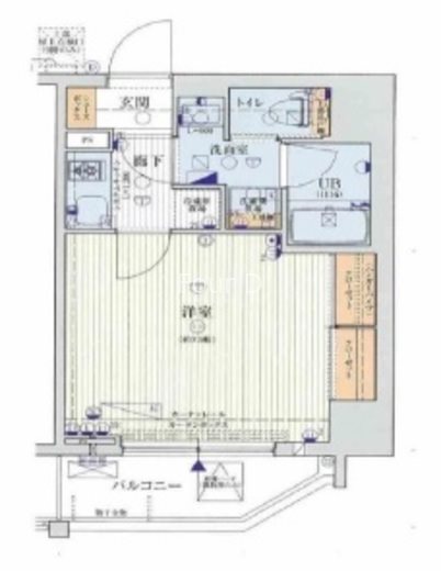 レオンコンフォート西新橋の間取り