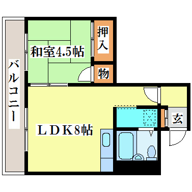 ロウタス三井の間取り