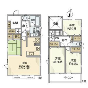 本郷戸建の間取り