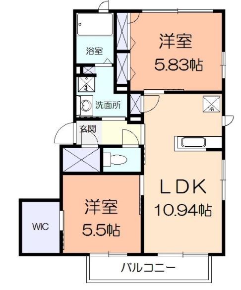 ブランカメリアの間取り