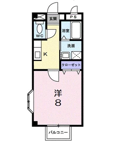 ヴィル　クラージュの間取り