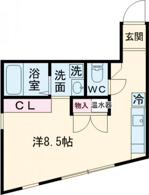 プラティーク代沢の間取り