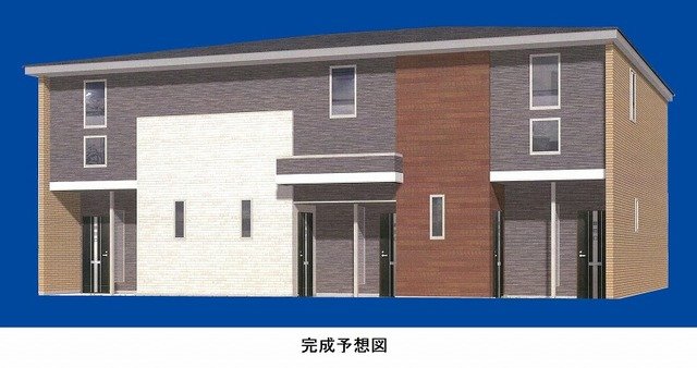 南足柄市関本のアパートの建物外観