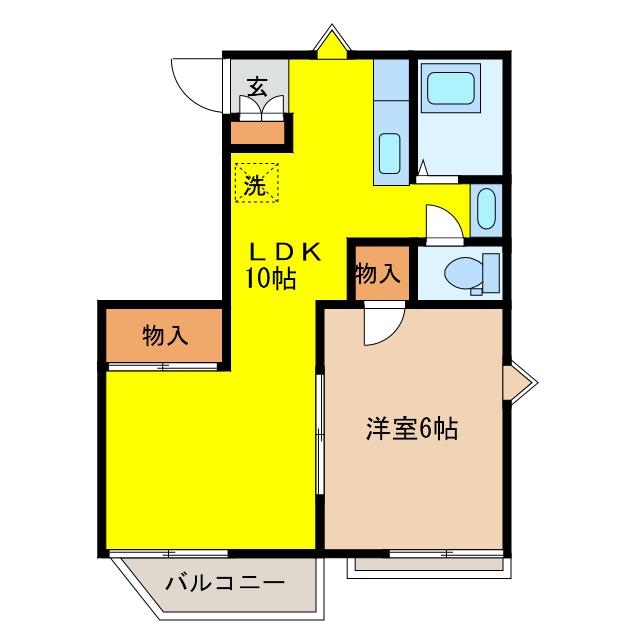 シンセリティハイツの間取り