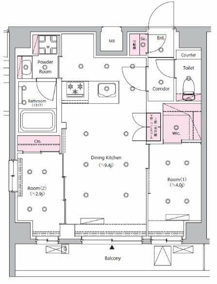 SYFORME　NISHISUGAMOの間取り