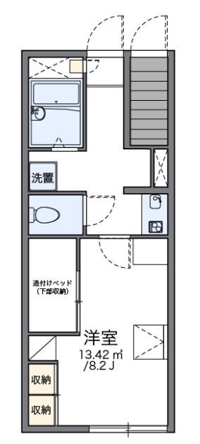 メルベーユIIの間取り