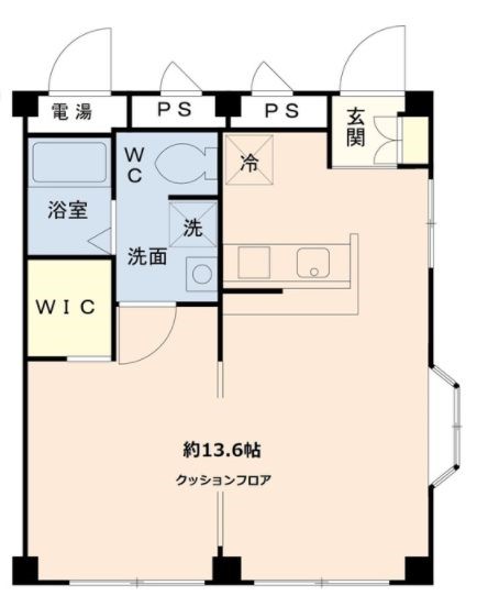 世田谷区桜のマンションの間取り