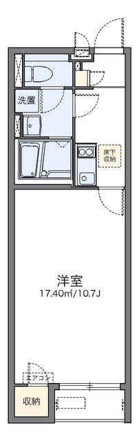 【レオネクストロウェナの間取り】