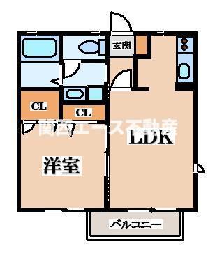 シャーメゾン島之内の間取り