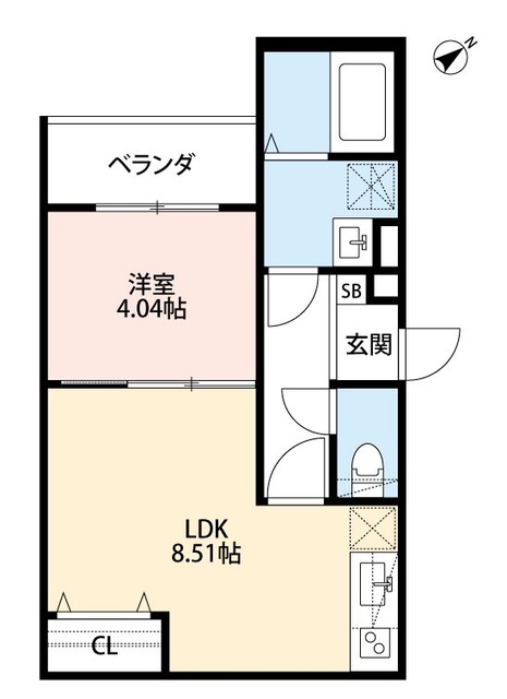 T.A西湊町1丁の間取り