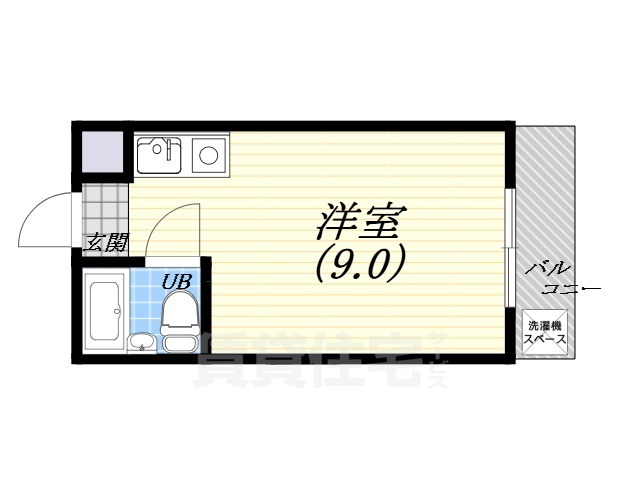 芦屋市東芦屋町のマンションの間取り