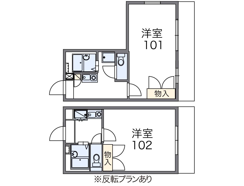 レオパレス円行の間取り