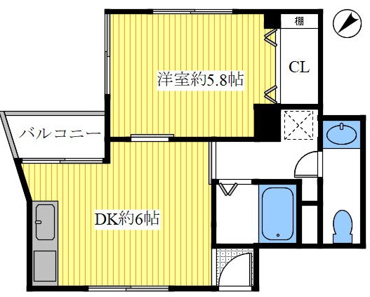 中塚マンションの間取り