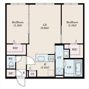 Ｄｉｏｒｅ　Ｒｅｓｉｄｅｎｃｅ　Ｓａｐｐｏｒｏの間取り