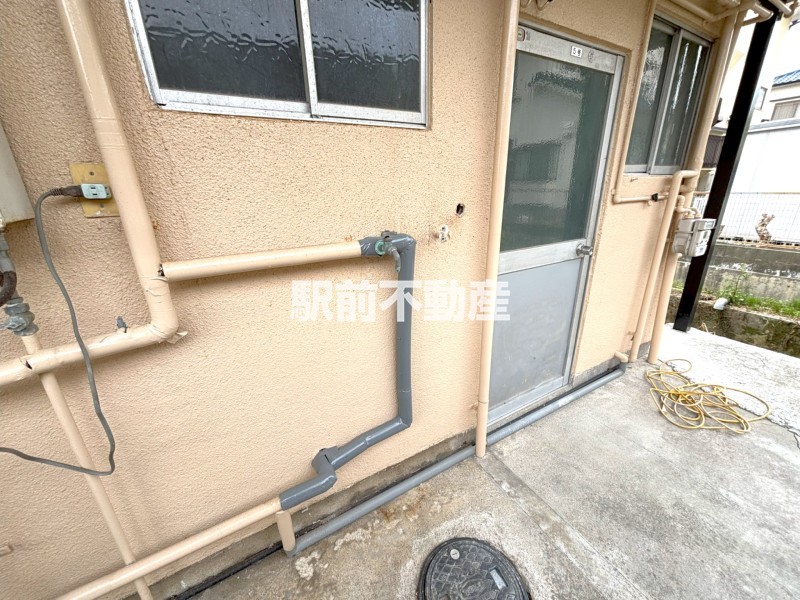 セキュリティ　洗濯機置き場