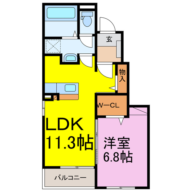 ヒカルサ加須の間取り