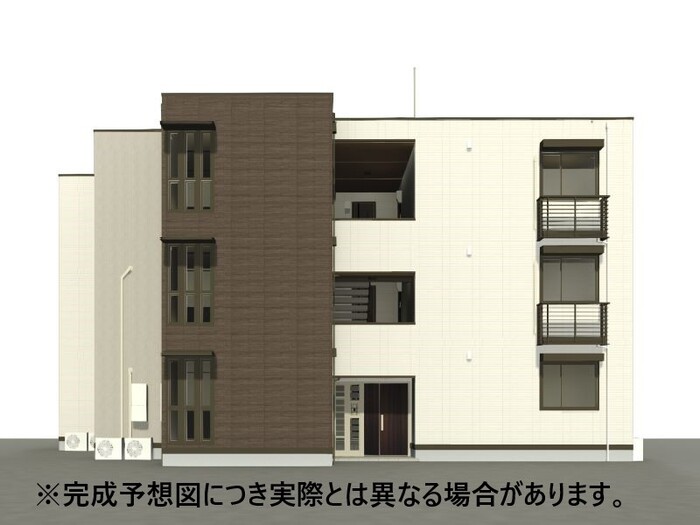 建物外観　建物外観パース正面