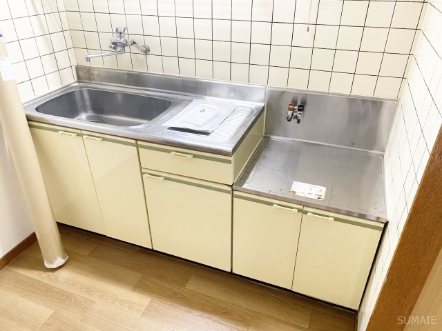 キッチン　ガスコンロ設置可能！