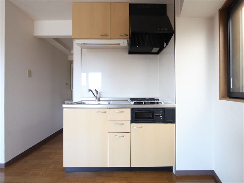 キッチン　システムキッチン（2口コンロ付）