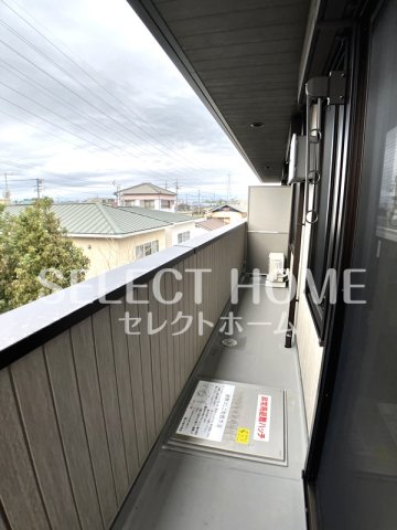 バルコニー　広々としたバルコニーです