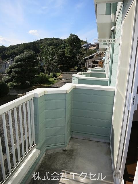 バルコニー　南向きのバルコニー