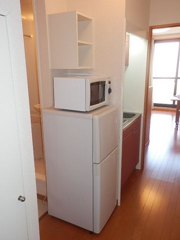 その他設備　冷蔵庫＆電子レンジ