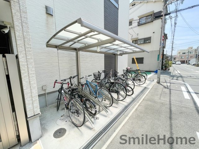 その他共有部分　自転車はこちらに置けます