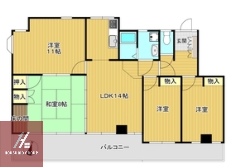 第二福井マンションの間取り写真