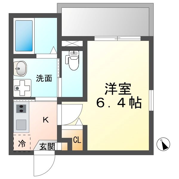 クレスト原の間取り写真