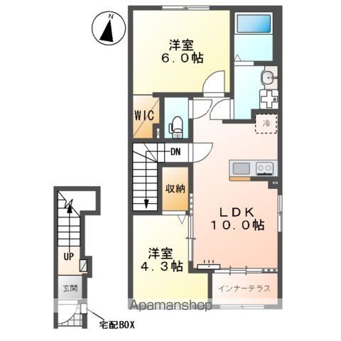 小田原市酒匂 アパートII期工事の間取り写真